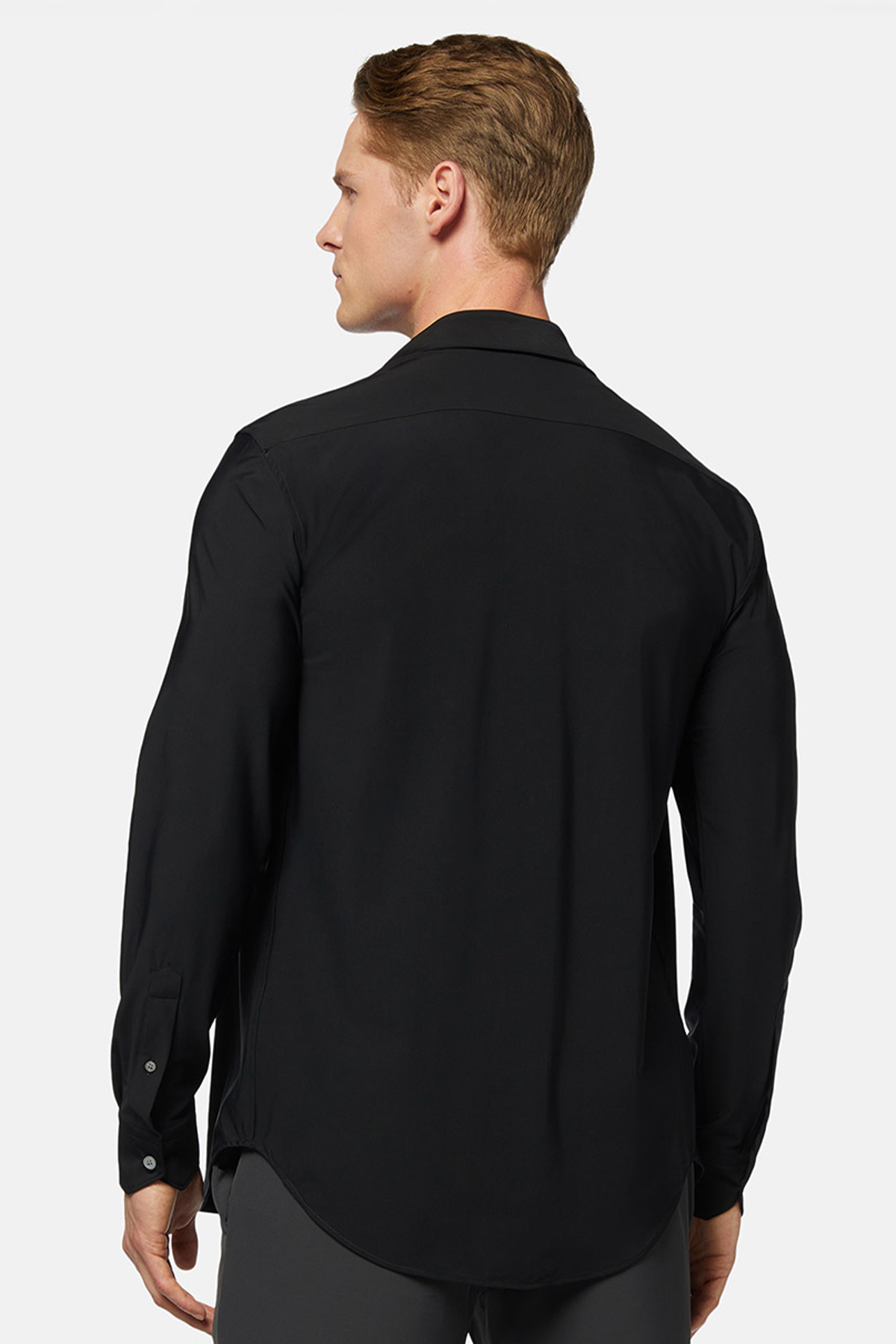 Camisa Casual De Nailón Elástico image number 2