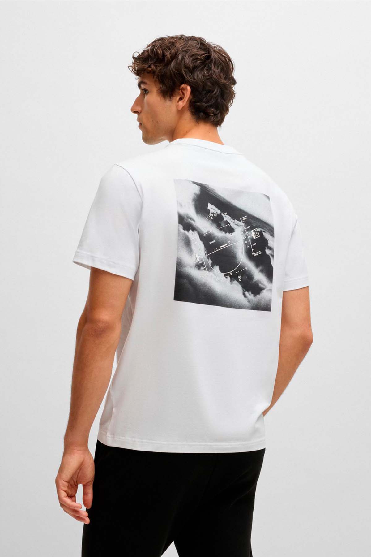 Camiseta de algodón elástico