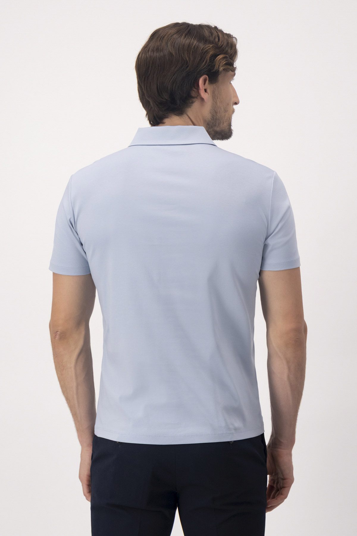 PLAYERA TIPO POLO MERCERIZED COTTON CONTEMPORARY FIT image number 2