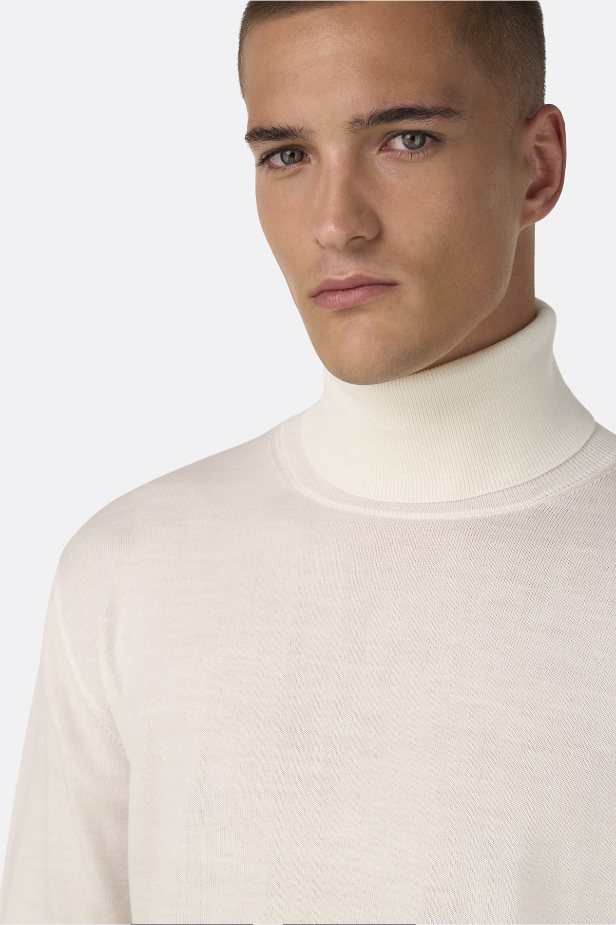 Suéter De Cuello Alto De Lana Merina image number 1