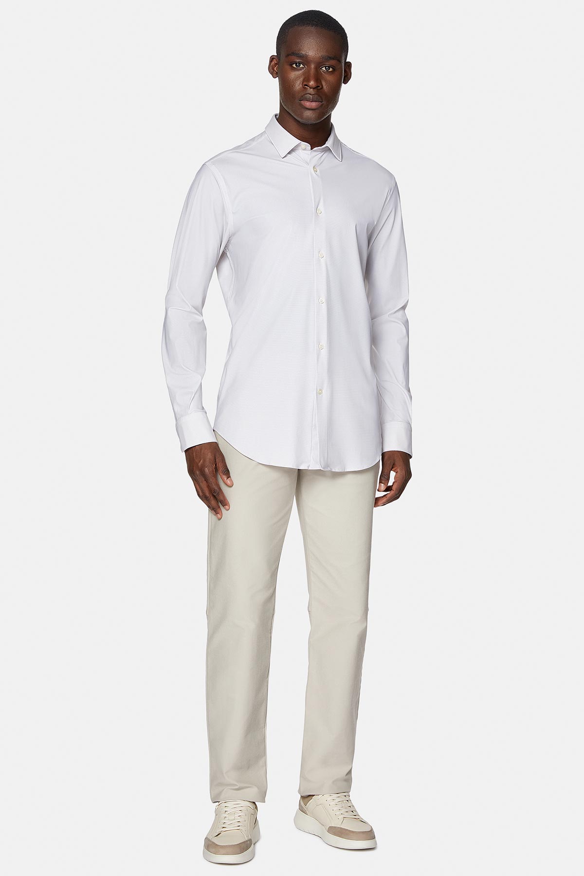 CAMISA CASUAL BEIGE REGULAR FIT image number 5