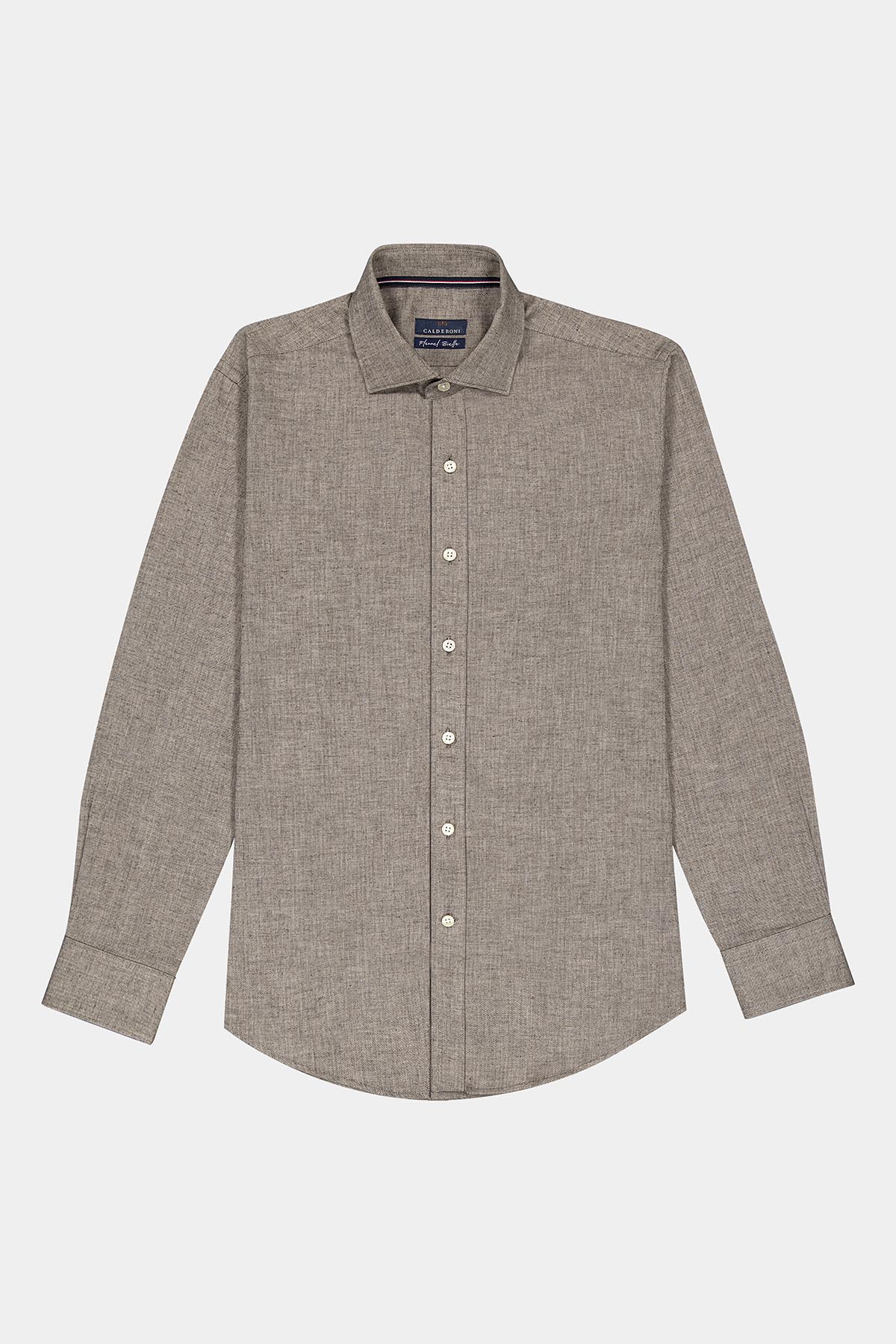 CAMISA CASUAL CALDERONI CAFÉ CONTEMPORARY FIT image number 0